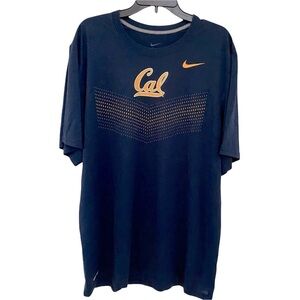 NWT Nike Cal UC Berkeley Men’s Dri Fit Navy Football Tee Sz XL